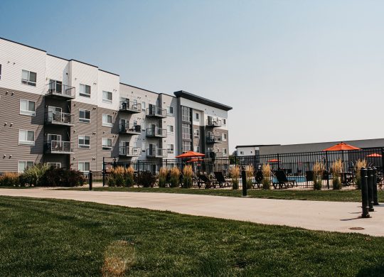 Lake Shore apartment pool